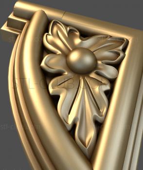 3D model Leaf and big pearl (STL)